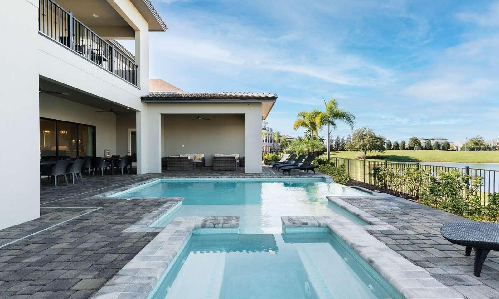 Upscale 8 Bdrm Villa With Home Theater At Reunion Kissimmee Exterior photo